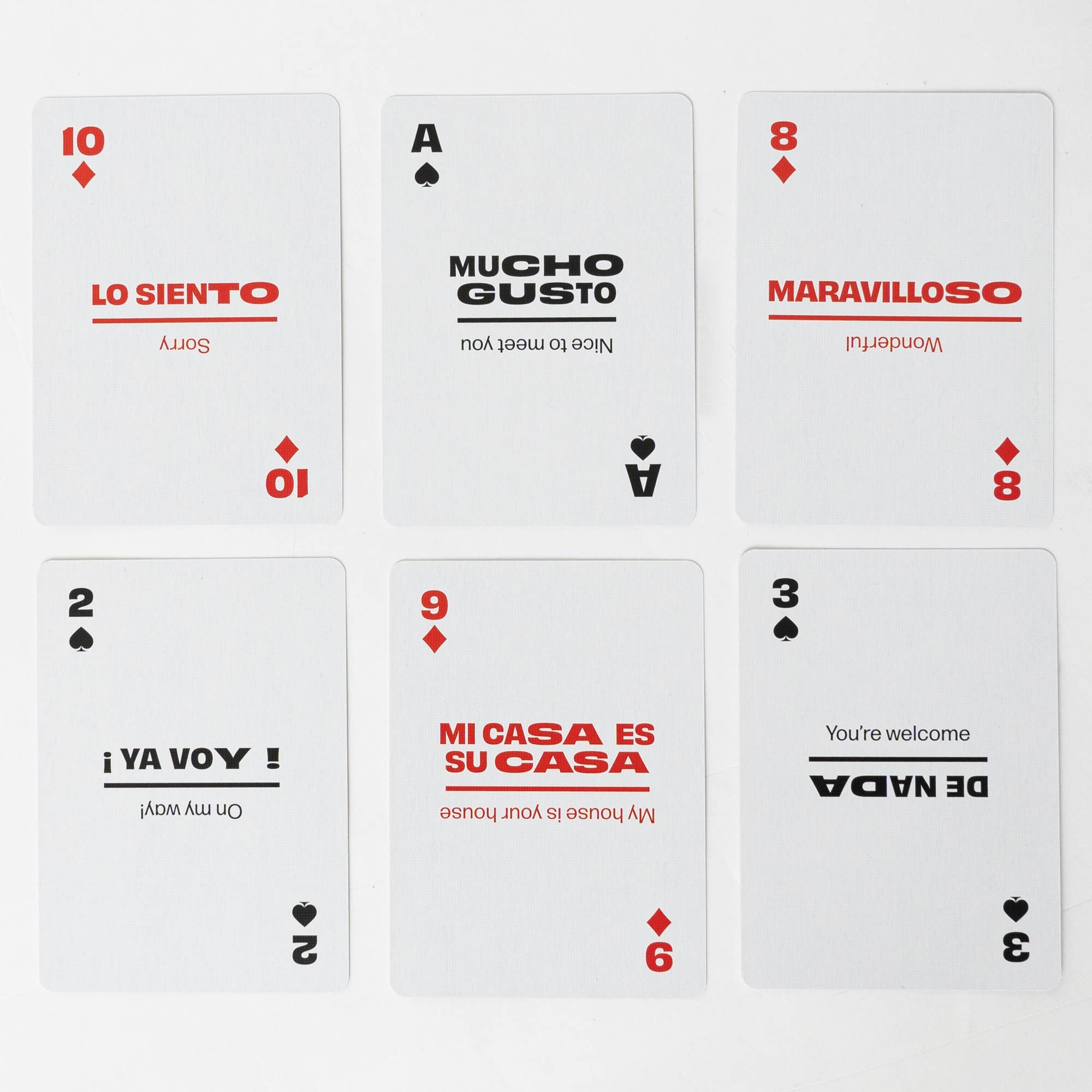 Lingo Spanish Travel Playing Cards