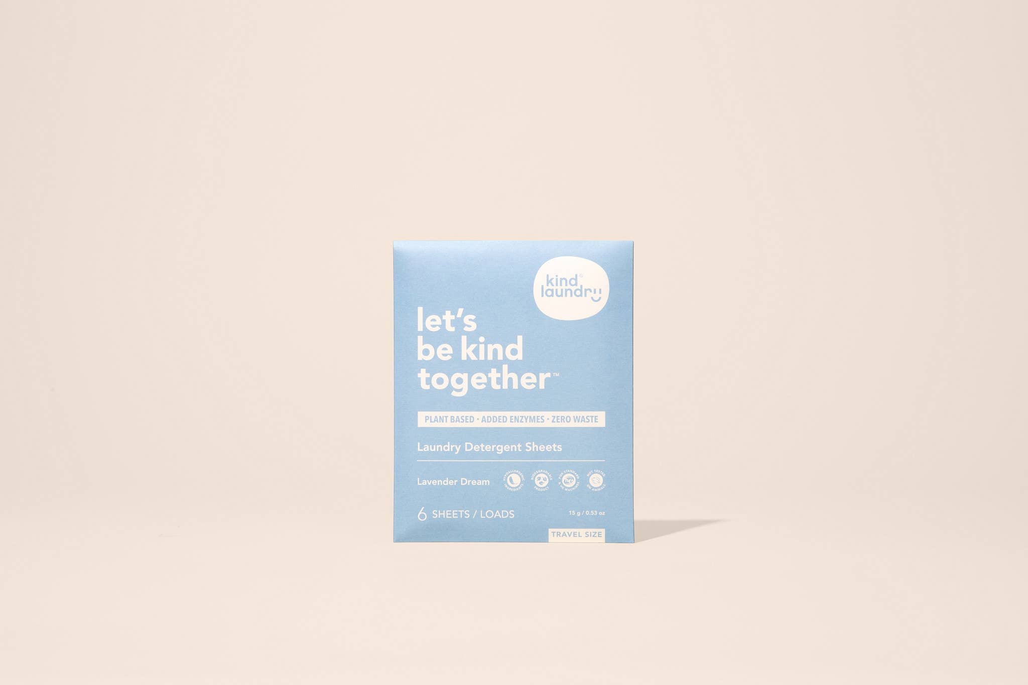 Kind Laundry Detergent Sheets Travel Pack - Lavender Dream 6 Loads