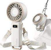 Ocoopa Turbo Wind Handheld Fan, Blow Dryer Level Power - Cream