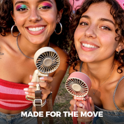 DiveBlues Turbo Wind Handheld Fan, Blow Dryer Power - Pink