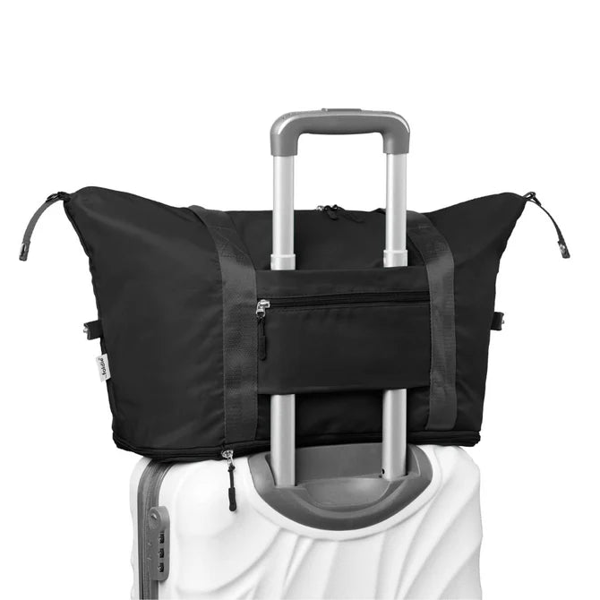 The Foldie 4.0 Foldable Expandable Tote - Black