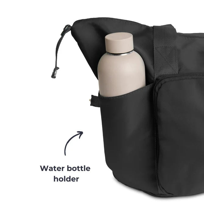 The Foldie 4.0 Foldable Expandable Tote - Black