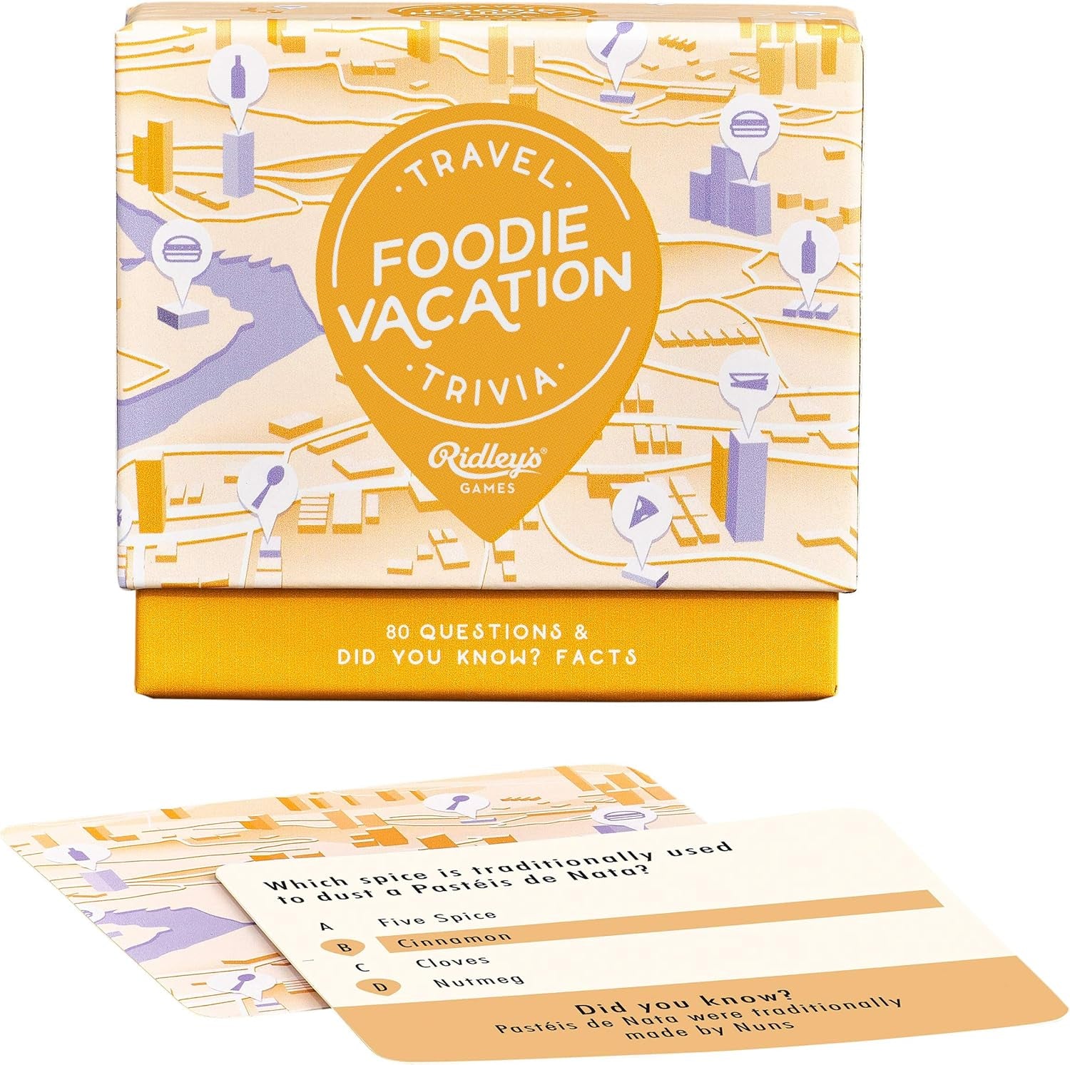 Chronicle Books Foodie Vacation Trivia Game