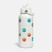 The Geoproject Fifty States Insulated Sticker Bottle - Sandstone