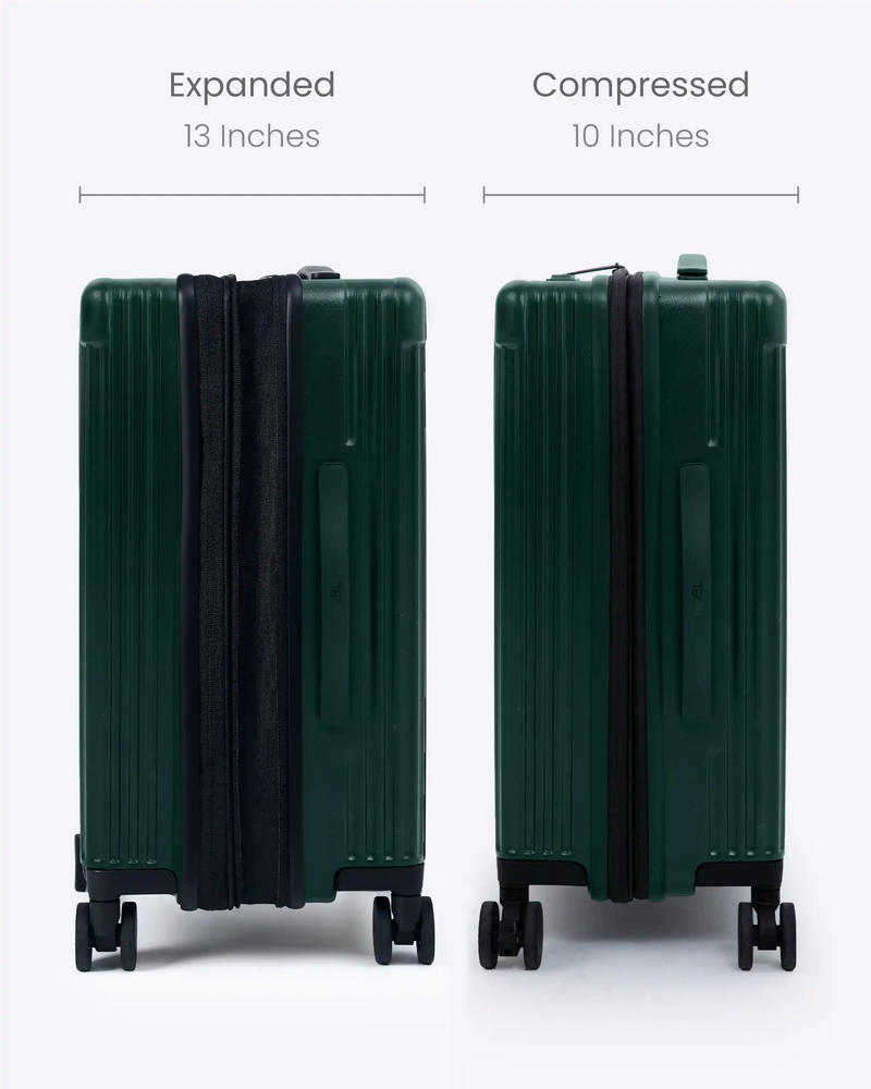 NOBL Travel Carry-On: All-in One Expandable - Forest Green