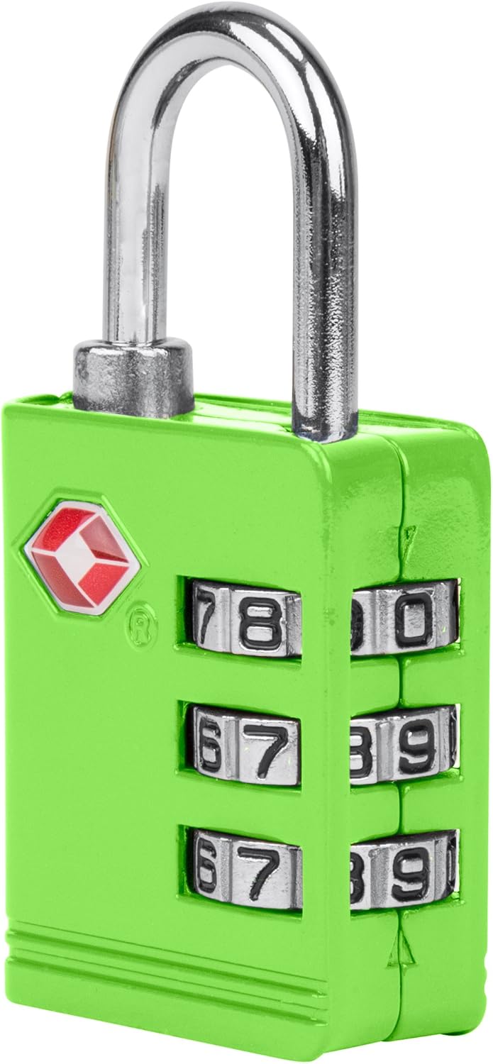 Travelon TSA Accepted Luggage Lock - Green