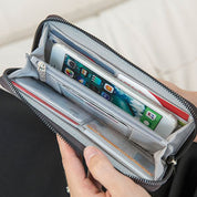 Travelon RFID Blocking Zippered Wallet - Grey