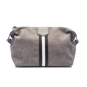 Brouk & Co. Original Toiletry Bag -  Gray Stripe