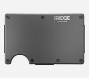 Ridge RFID Wallet - Gunmetal Titanium