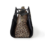 KUSSHI The Hair Tools Bag - Black with Leopard Interior