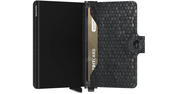 Secrid Mini Wallet Matte- Hexagon Black