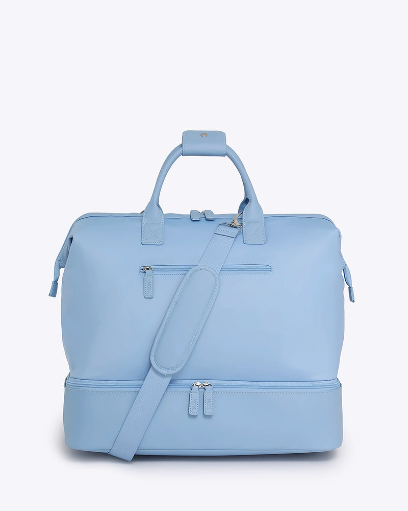 NOBL Travel Drop Bottom Weekender Bag - Ice Blue