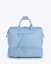 NOBL Travel Drop Bottom Weekender Bag - Ice Blue