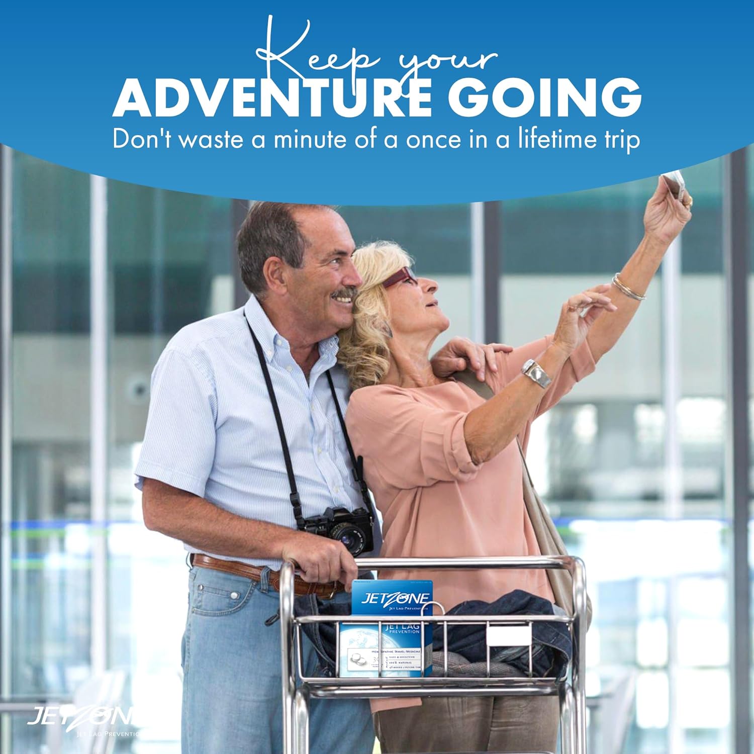 JetZone Jet Lag Remedy - Homeopathic Travel Aid - 30 Chewables