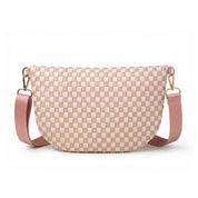 Kedzie Terrace Woven Crossbody - Pink