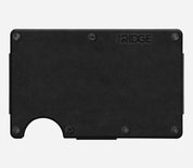 Ridge RFID Wallet - Midnight Black Leather