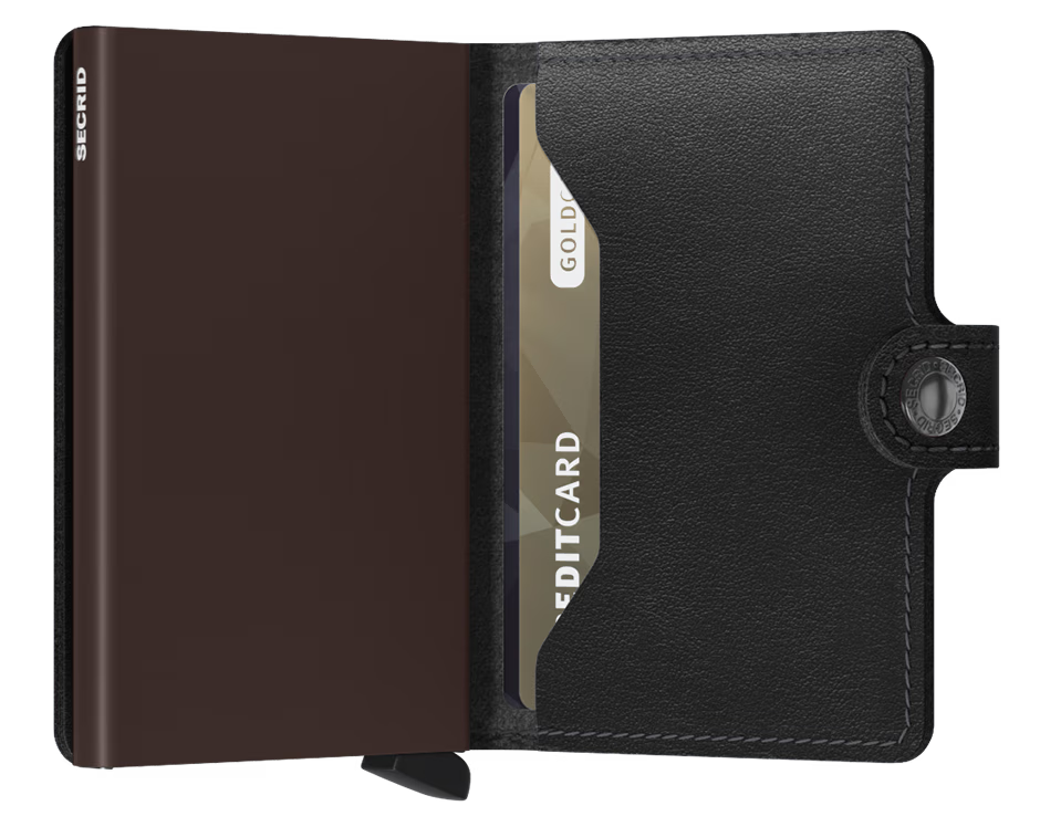 Secrid Original Mini Wallet - Black-Brown