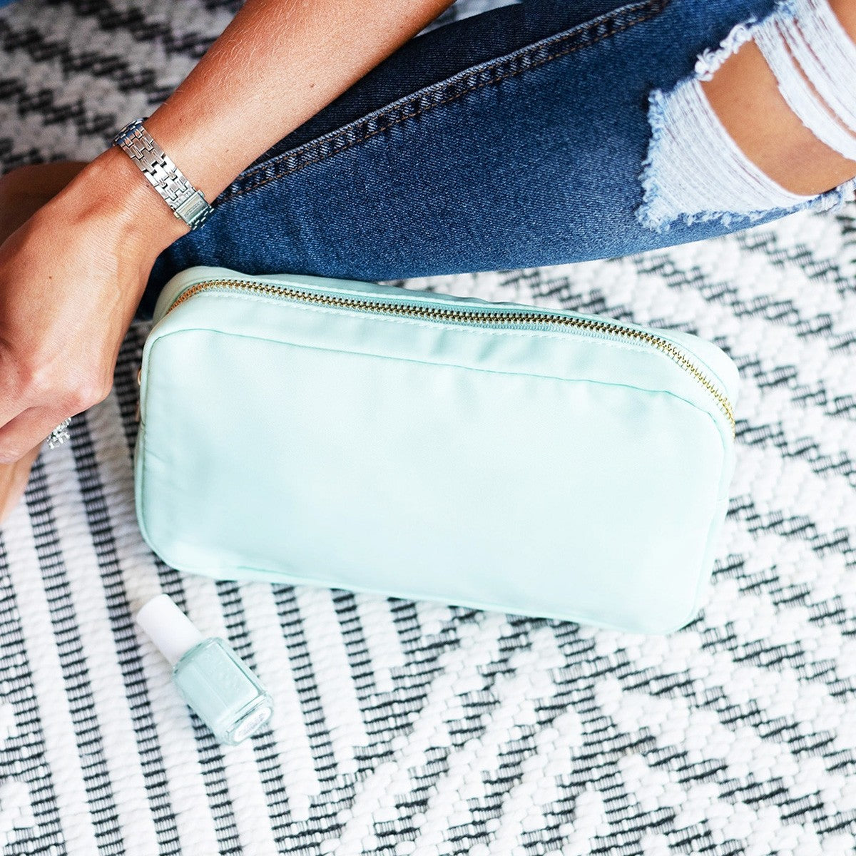 Viv & Lou Logan Makeup Bag Mint