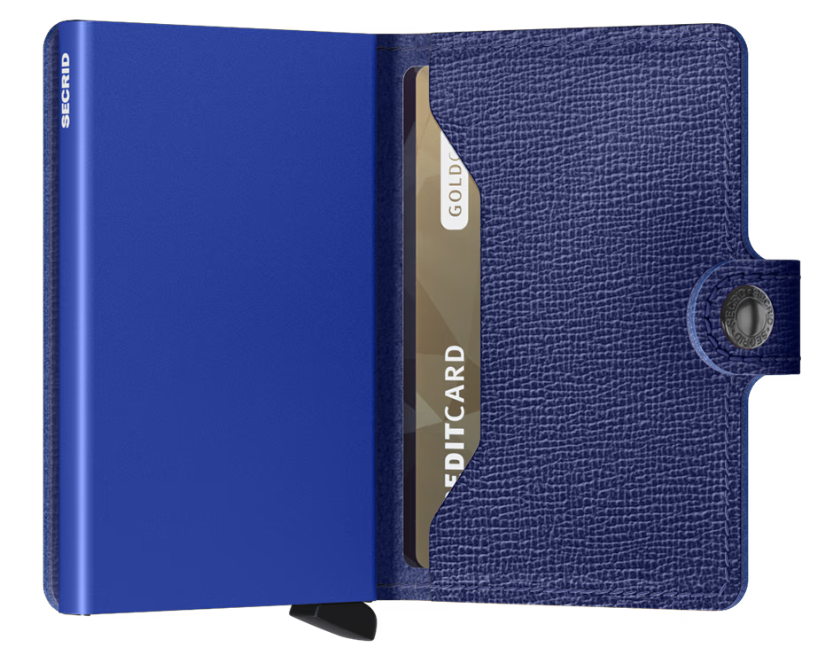 Secrid Mini Wallet Crisple - Cobalt