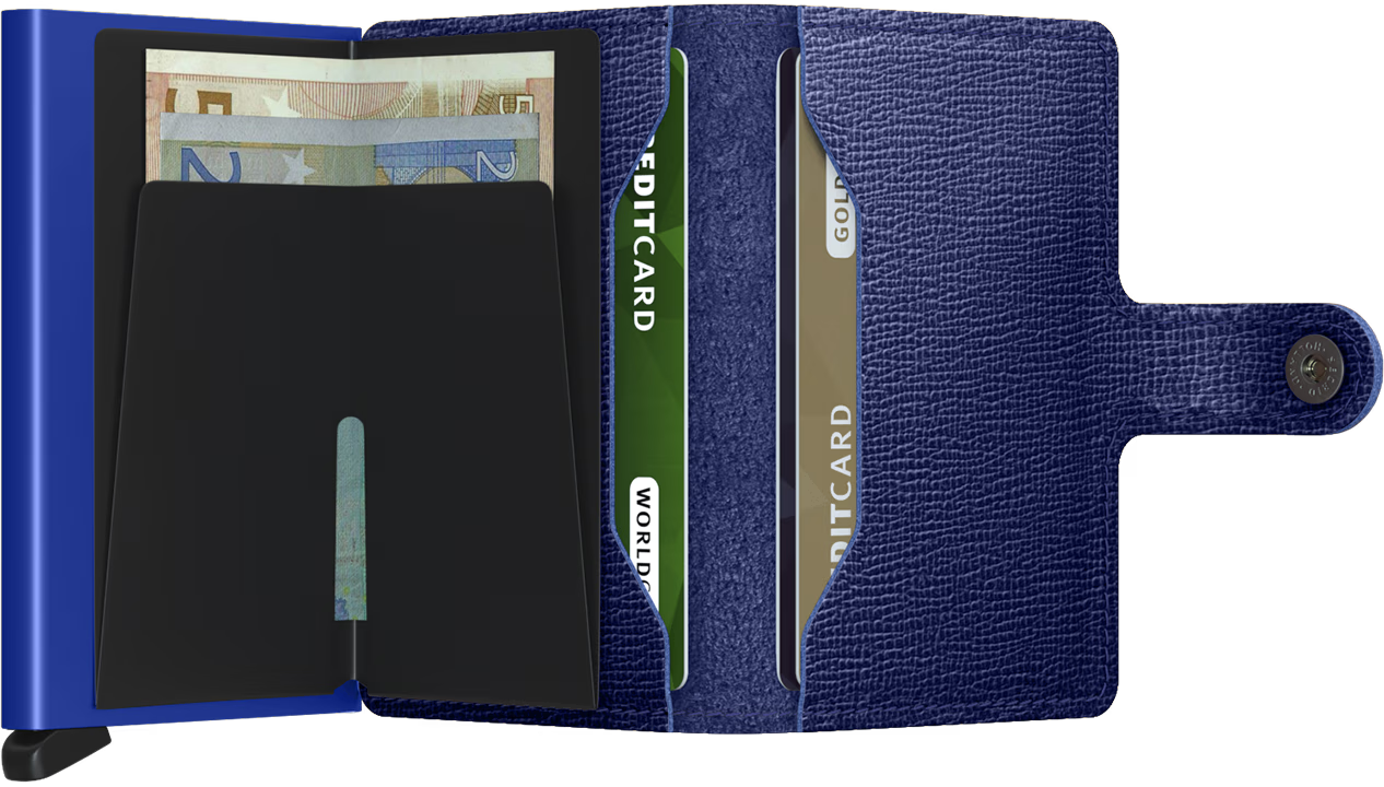 Secrid Mini Wallet Crisple - Cobalt