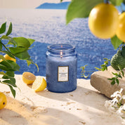 Voluspa  18 oz Large Jar Candle - Mediterranean Lemon