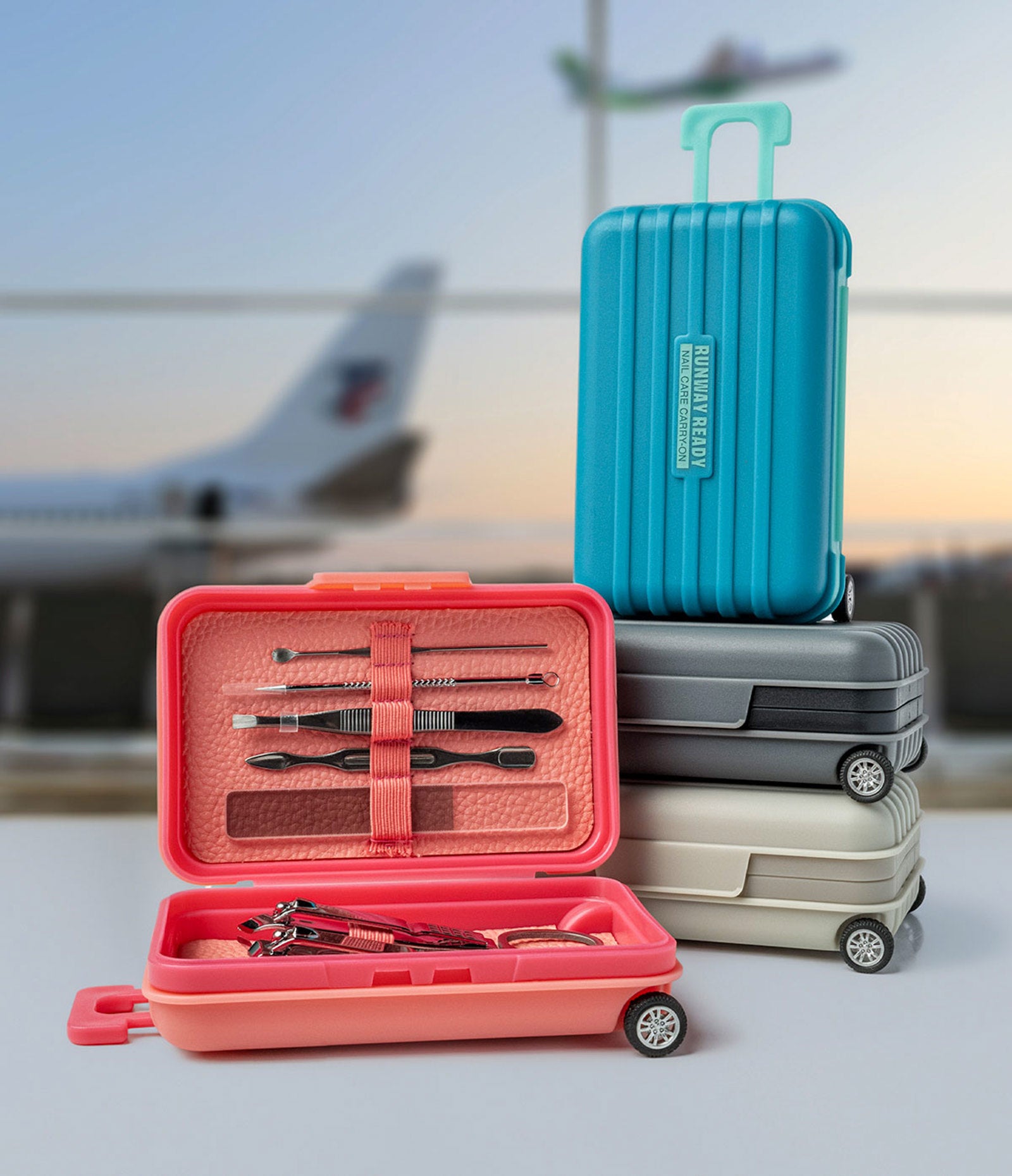Modern Monkey Runway Ready Nail Care Kit - Pink