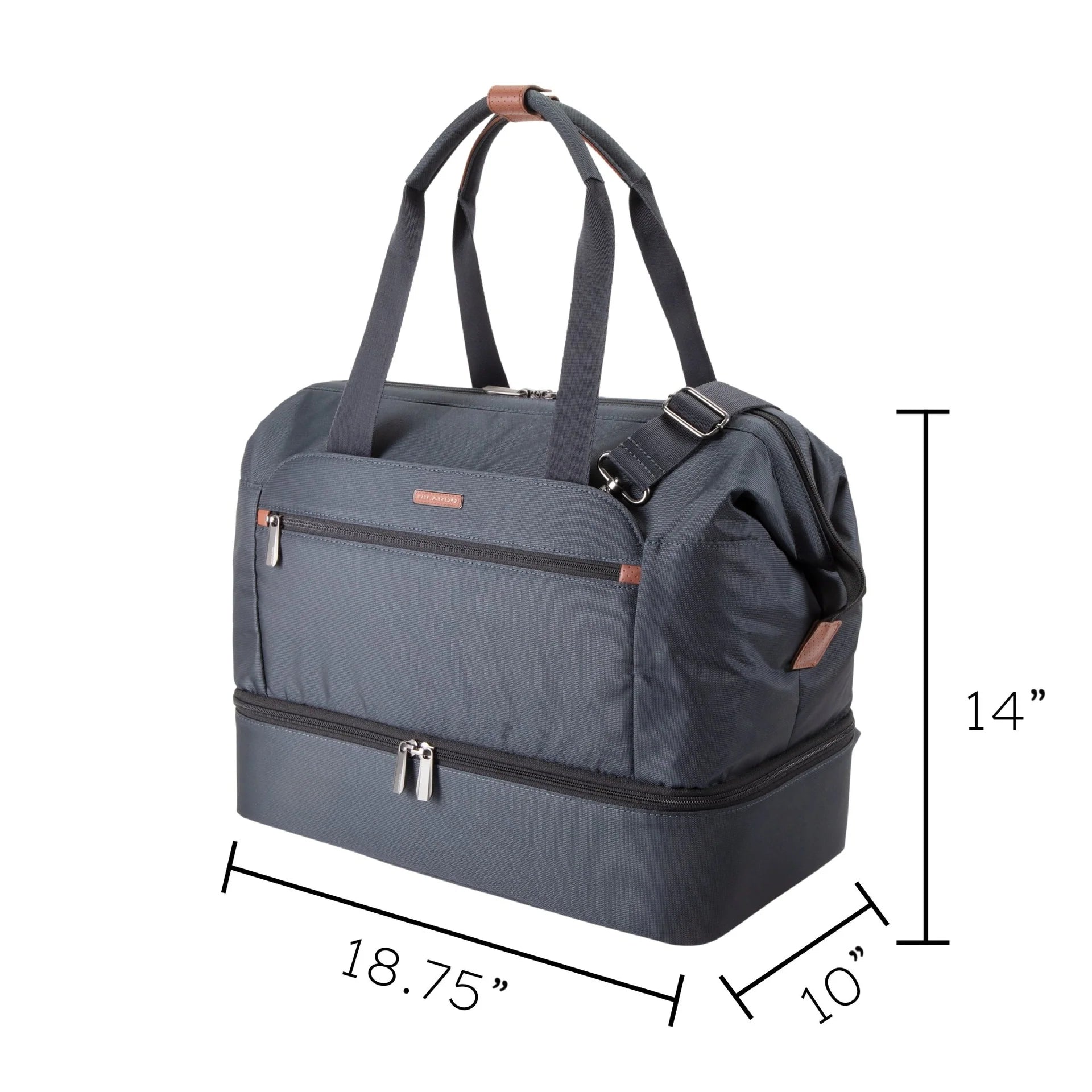 Ricardo Beverly Hills Montecito 3.0 Softside Drop Bottom Weekender Duffel, 34L - Graphite