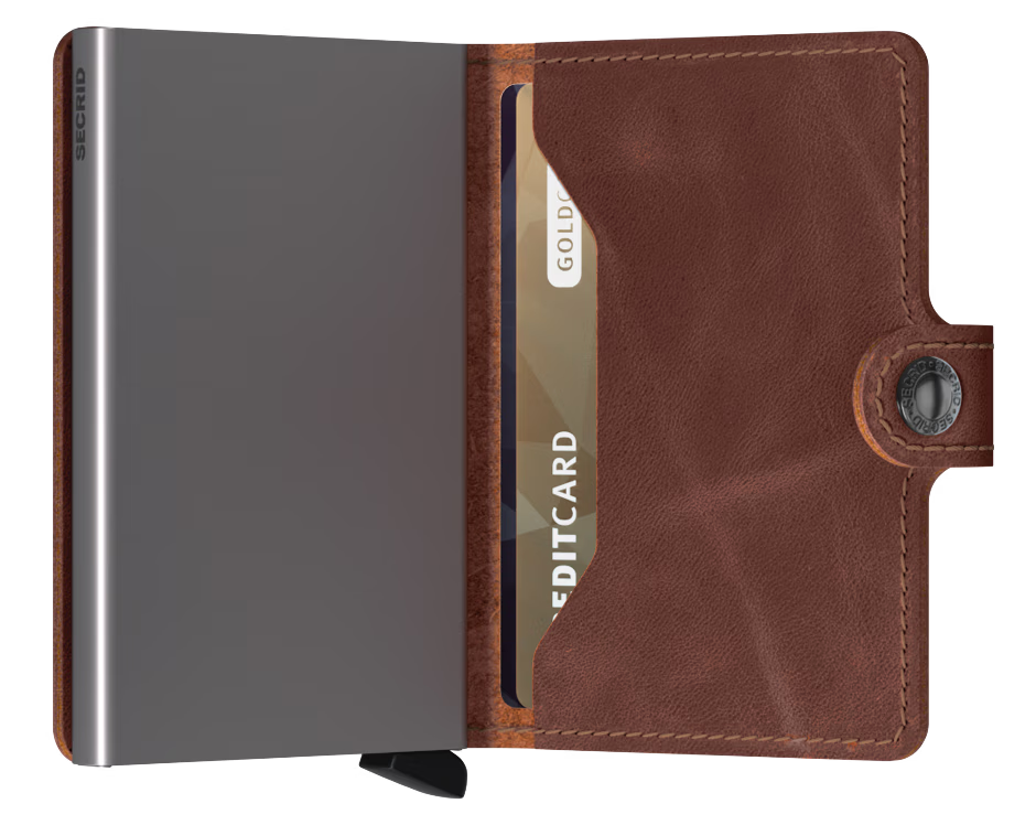 Secrid Mini Wallet Vintage - Brown