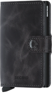 Secrid Mini Wallet Vintage - Grey/Black