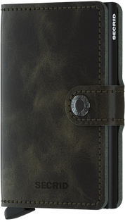 Secrid Mini Wallet Vintage - Olive Black