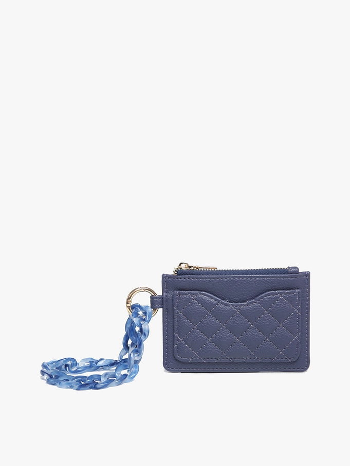 Jen & Co. Rhodes Quilted Wallet w/Chain Bangle - Navy – Irv's Luggage