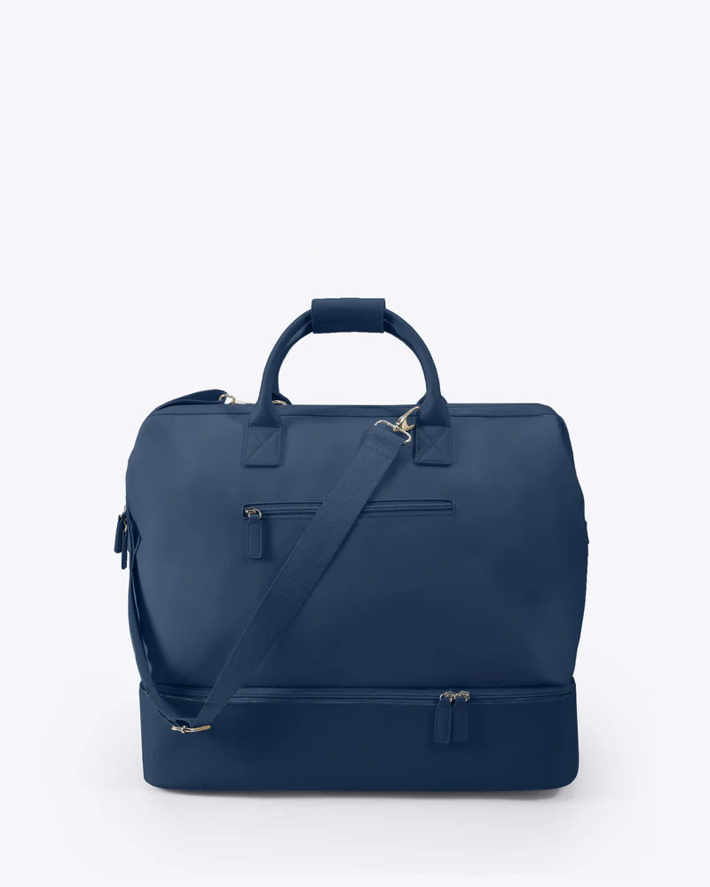 NOBL Travel Drop Bottom Cabin Weekender Bag - Midnight Navy
