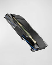 Ridge RFID Wallet - Gunmetal Aluminum - Cash