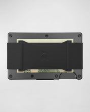 Ridge RFID Wallet - Gunmetal Aluminum - Cash