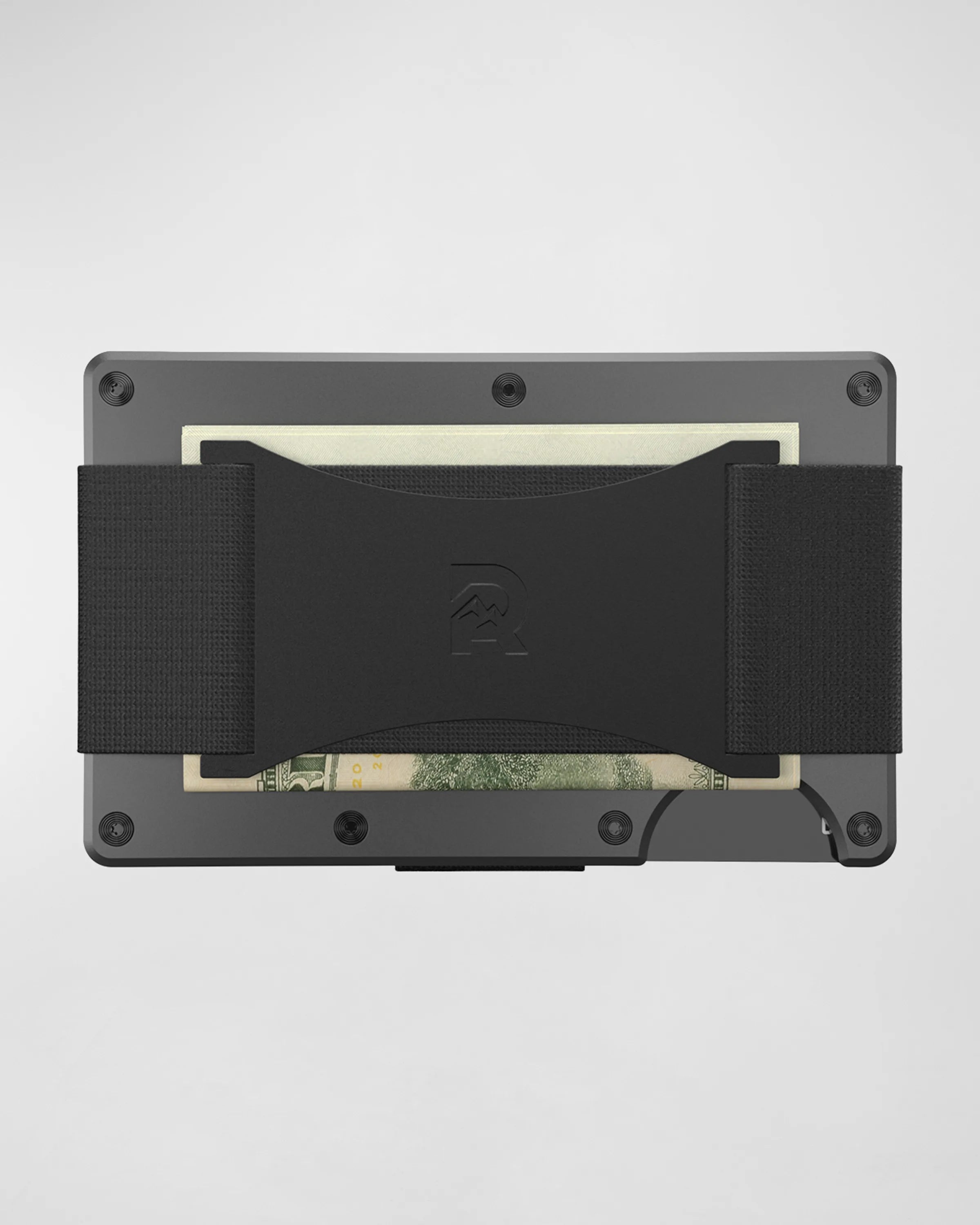Ridge RFID Wallet - Gunmetal Aluminum - Cash