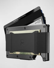 Ridge RFID Wallet - Gunmetal Aluminum - Cash