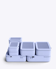 NOBL Travel Compressible 6 Piece Packing Cube Set - Lavender