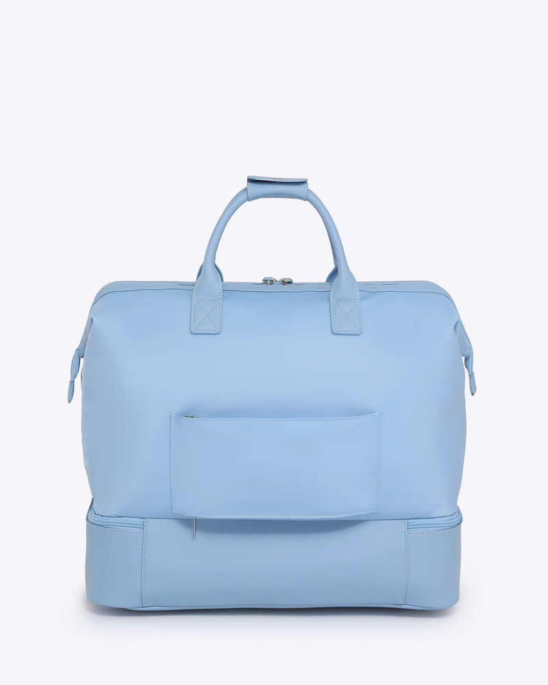 NOBL Travel Drop Bottom Weekender Bag - Ice Blue