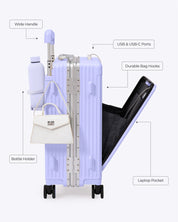 NOBL Travel Carry-On: All-In-One Wide Handle - Lavender