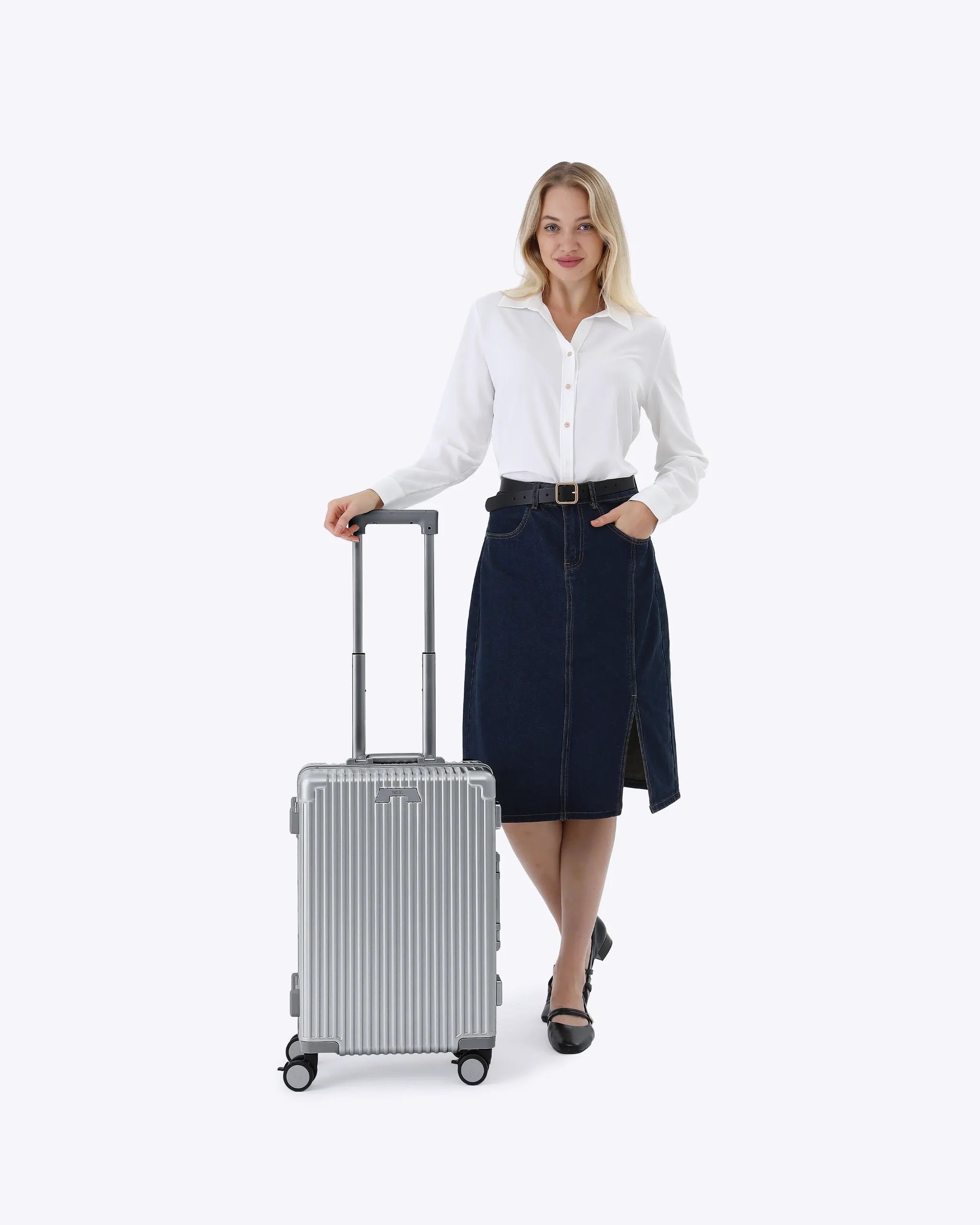 NOBL Travel Carry-On All-in-one Classic - Silver