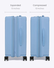 NOBL Travel Carry-On: All-in One Expandable - Ice Blue