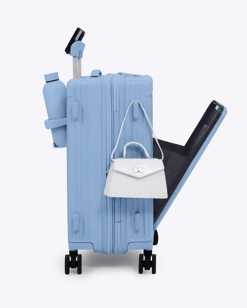 NOBL Travel Carry-On: All-in One Expandable - Ice Blue