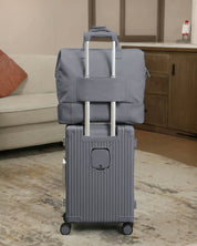 NOBL Travel Drop Bottom Weekender Bag - Slate