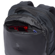 Cotopaxi Allpa 26L Daypack - Cotopaxi Black  Top View of Top Zipper pocket