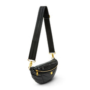 Think Royln Little Runaway Crossbody/Fanny Pack - Pearl Black/Gold