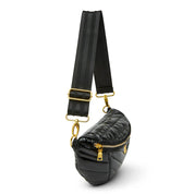 Think Royln Little Runaway Crossbody/Fanny Pack - Pearl Black/Gold