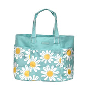 Geckobrands Large Beach Tote - Retro Daisy