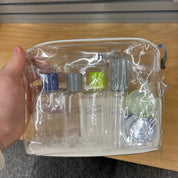 Travelon 1 Quart Zip Top Bag with Bottles - Clear