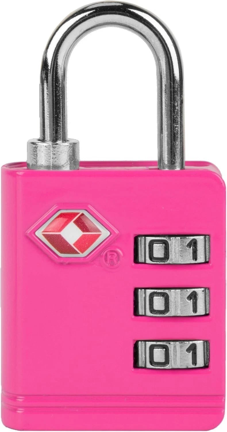 Travelon TSA Accepted Luggage Lock - Pink