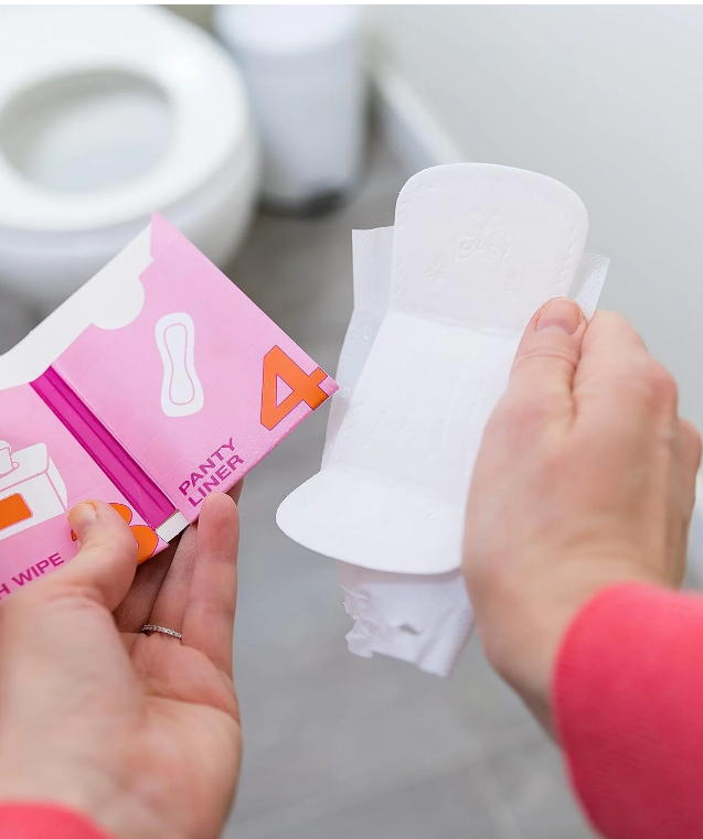 The Restroom Kit: Disposable Toilet Cover & Travel Restroom Hygiene Kit - Pink